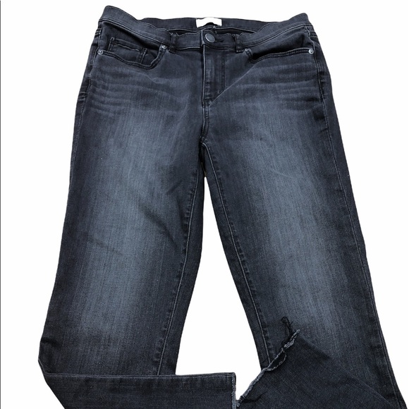LOFT outlet size 6 Demi boot raw hem jeans - Picture 2 of 10